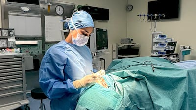 Dr Amina Nabil, an Emirati surgeon and owner of LA Vogue Experts Clinic in Dubai, has warned of the 'consequences and complications' of the new surgical trend. Photo: La Vogue