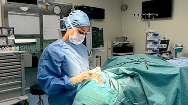 Dr Amina Nabil, an Emirati surgeon and owner of LA Vogue Experts Clinic in Dubai, has warned of the 'consequences and complications' of the new surgical trend. Photo: La Vogue