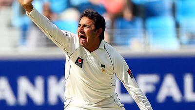 Saeed Ajmal gave England fits in early 2012 with the threat of his new 'teesra' delivery - which, he admits, was all a bluff. Satish Kumar / The National