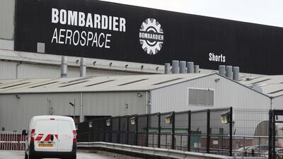The Bombardier Aerospace plant in Belfast, Northern Ireland, where thousands of jobs are at threat Brian Lawless/PA