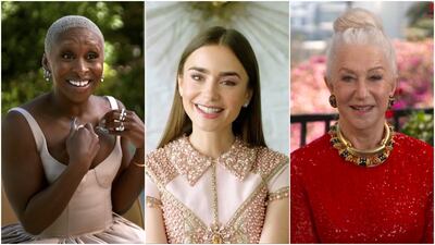 Cynthia Erivo, Lily Collins and Helen Mirren shined with their fashion choices during the 27th annual Sag Awards. Sag Awards handover via Reuters