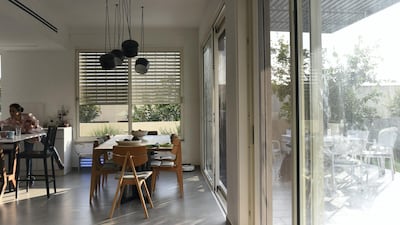 The Weingarten family designed their own home after buying land in Oranit settlement. Rosie Scammell for The National