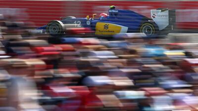 Felipe Nasr of Sauber drives on Sunday during the Formula One Australian Grand Prix in Melbourne. Clive Mason / Getty Images / March 15, 2015
