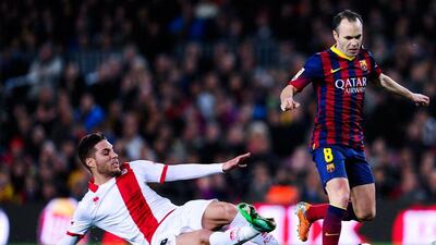 Barcelona will face Manchester City in the Champions League last 16 on Tuesday. David Ramos / Getty Images