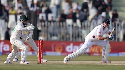Harry Brook became the fourth England batsman to score a century on the first day of the Rawalpindi Test against Pakistan on Thursday. Getty