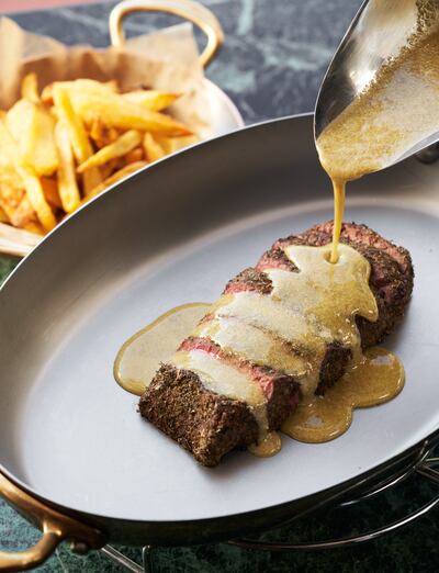 The beef frites alone costs Dh150 on the a la carte menu. Photo: Beefbar