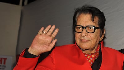 Indian Bollywood actor Manoj Kumar was known for starring and directing patriotic films. AFP