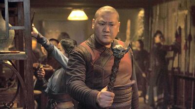 Benedict Wong, pictured in 'Dr Strange', will be in the UAE just ahead of the launch of 'Avengers: Endgame'. Marvel / Disney