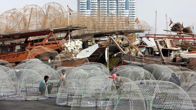 A harbour in Abu Dhabi. Alamy