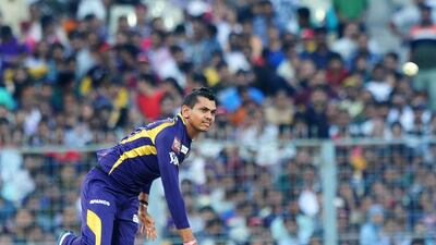 Sunil Narine is under scrutiny over his bowling action. Dibyangshu SARKAR / AFP