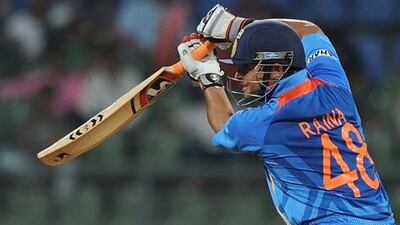 England batsmen were not able to put together big scores, but India and man of the match Suresh Raina had no such issues.