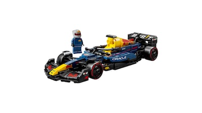 The 1,639-piece Oracle Red Bull Racing RB20 F1 Race car. Photo: Lego