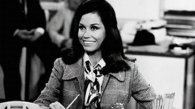 In addition to being one of the earliest TV shows to be set in a newsroom, The Mary Tyler Moore Show was unique in that focused on an unmarried, career-minded woman in her thirties - Mary Richards, the producer of the fictional Six O'Clock News. AP Photo