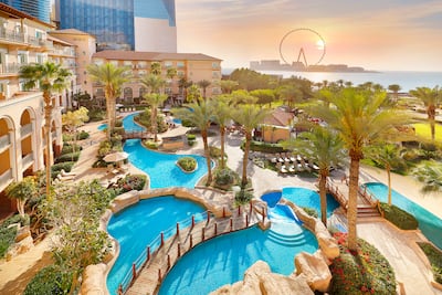 Ritz-Carlton Dubai, at JBR beach, has daycation and spacation deals on offer. Photo: Ritz-Carlton Dubai