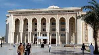 The American University of Sharjah topped the latest YouGov brand index charts for universities around the country.