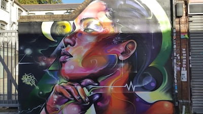 Street art in Shoreditch, east London. Photo by Rosemary Behan