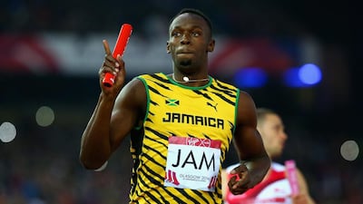 Usain Bolt did not disappoint in Glasgow yesterday, spearheading the efforts of Jason Livermore, Kemar Bailey-Cole and Nickel Ashmeade, with his trademark dash in the 4x100-metre relay event. Mark Kolbe / Getty Images