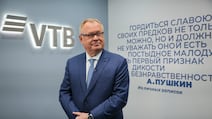 Andrei Kostin during the St Petersburg International Economic Forum. Reuters