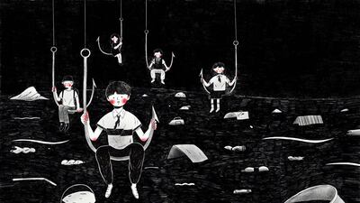 Artwork by Sheng Chen for January. All pictures Courtesy National Geographic Abu Dhabi