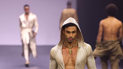 There were body-hugging jumpsuits just calling out for the likes of Lenny Kravitz and Steven Tyler to don them for a concert or two.