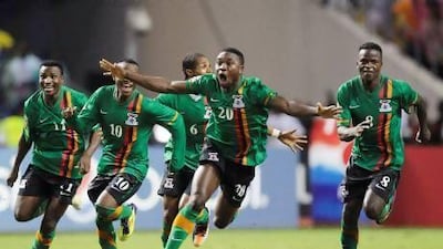 Zambia players erupted in a myraid of emotions after they managed to shock Ivory Coast in penalties last year.