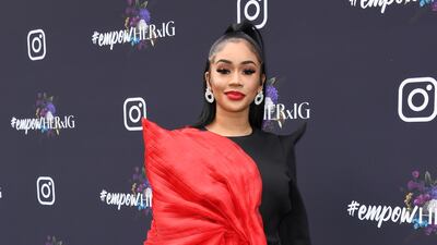Saweetie attends Instagram's Grammy Luncheon at Ysabel in Los Angeles, California, on Friday, January 24. AFP