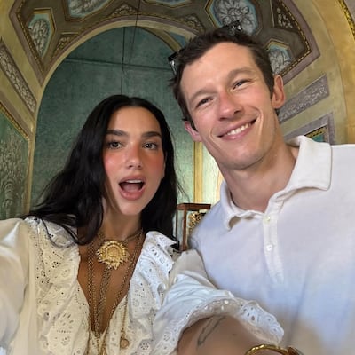 Dua Lipa and Callum Turner are no strangers to the world of fashion and culture, which was reflected in references throughout their wedding. Dua Lipa / Instagram