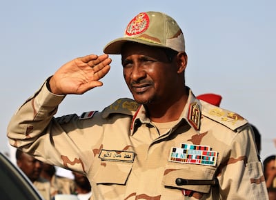 Gen Mohamed Dagalo is the commander of Sudan's Rapid Support Forces. AP