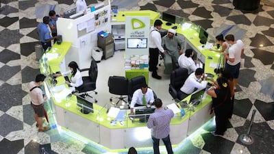 Lifting the restriction means Etisalat may be considered for inclusion in MSCI’s emerging markets index, EFG-Hermes Holding said in an emailed note to clients. Jumana El Heloueh / Reuters
