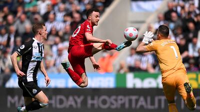Diogo Jota - 7 The Portuguese produced a clever pass that allowed Keita to score. He menaced the Newcastle back line. Getty