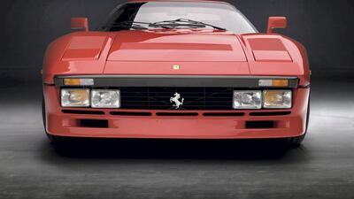 1985 Ferrari 288 GTO, €3.3m to €4.0m (Dh14.4m to Dh17.5m). A 'lightweight' example, with only 729 kilometres on the clock, but without a radio or power windows. R M Sotheby’s