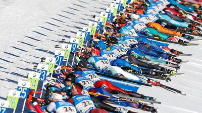 The IBU Biathlon World Cup Men’s and Women’s Relay in Pokljuka, Slovenia. Stanko Gruden / Agence Zoom / Getty Images