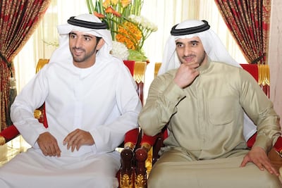 Sheikh Hamdan bin Mohammed, Crown Prince of Dubai, Deputy Prime Minister and Minister of Defence, pictured with his brother Sheikh Rashid bin Mohammed, who died of a heart attack in 2015. Wam