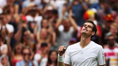 Andy Murray walked on to the Centre Court at Wimbledon for the first time since his title win last year and walked out with an easy opening-round victory over David Goffin of Belgium. Matthew Stockman / Getty Images