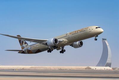 Etihad has started passenger trials with Iata's Travel Pass on flights between Abu Dhabi and North America. Courtesy Etihad