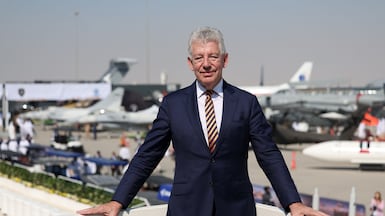 Paul Griffiths, chief executive of Dubai Airports. Chris Whiteoak / The National