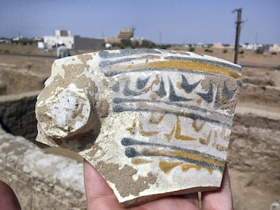 Early Islamic pottery from Iraq found in Buraimi, Oman