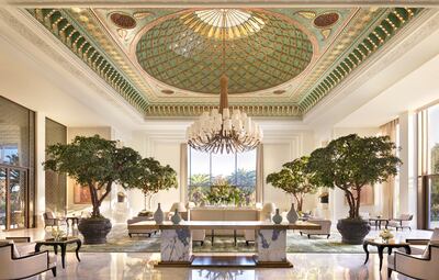 The lobby lounge at the Ritz-Carlton Rabat, Dar Es Salam. Photo: Ritz-Carlton