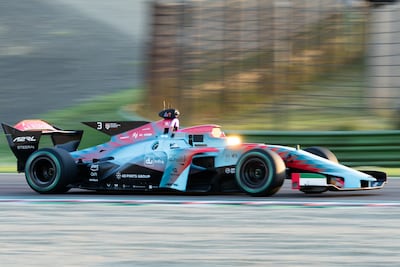 A2RL’s autonomous cars are capable of exceeding 250kph while making their own decisions on track without a driver or remote control. Photo: A2RL
