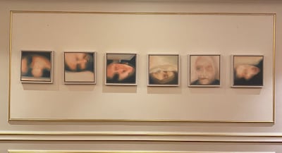 Alia Zaal's 'Seconds' series layers elements of photography and painting to create a semi-abstract portrait. Photo: Hunna Art