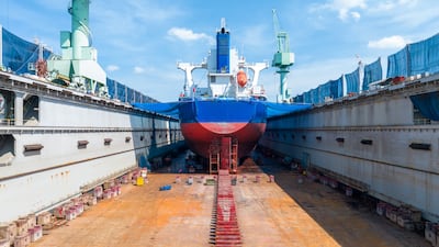 Action must be taken to reduce the environmental impact of the shipping sector, a senior figure from Abu Dhabi Ports has said. Getty Images