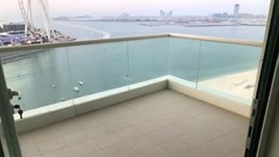 BEFORE: a makeover by Georgina Griffin's company Bespoke Balconies DXB. Courtesy Georgina Griffin