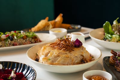 The Jaww Spot menu combines Emirati flavours with Mediterranean, Levantine and international influences, including camel vol-au-vent. Photo: Vitalii Honiukov