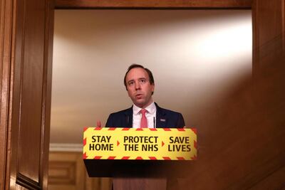 UK Health Secretary Matt Hancock updated the public on the discovery of the mystery person with the Brazil variant.