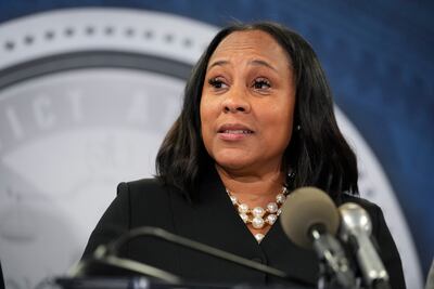 Fulton County District Attorney Fani Willis. AP Photo