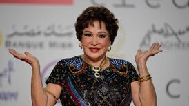 Egyptian actress, comedian and dancer Lebleba at opening ceremony of 46th Cairo International Film Festival. AFP
