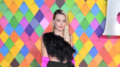 Margot Robbie, in Dries Van Noten, attends the 'Birds of Prey' premiere at the BFI Imax on January 29, 2020 in London, England. Getty Images