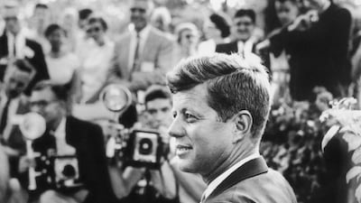 As a Roman Catholic of Irish ancestry it was alleged that John F Kennedy might take orders from the Pope and put his faith before his country. AP