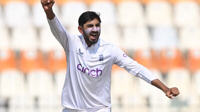 England spinner Shoaib Bashir finished with figures of 4-66. Getty Images