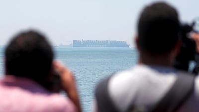 The blockage caused by the 'Ever Given' caused major disruption to international shipping.